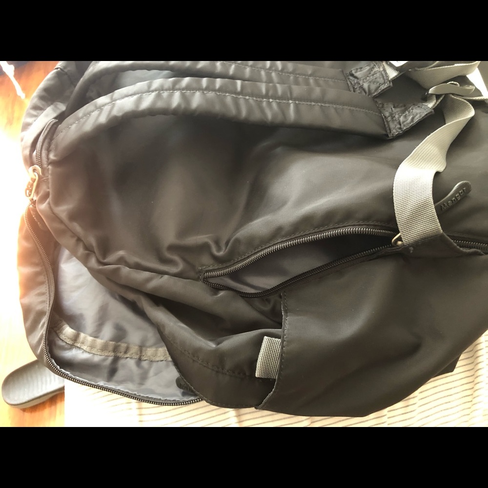 Black Nylon Backpack - image 5